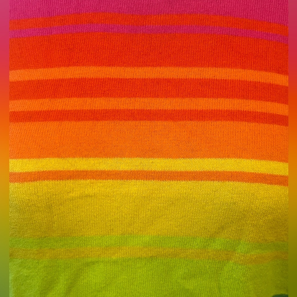 NWOT Riley & Rae Multicolor Striped Crew Neck Sweater - Picture 3 of 4